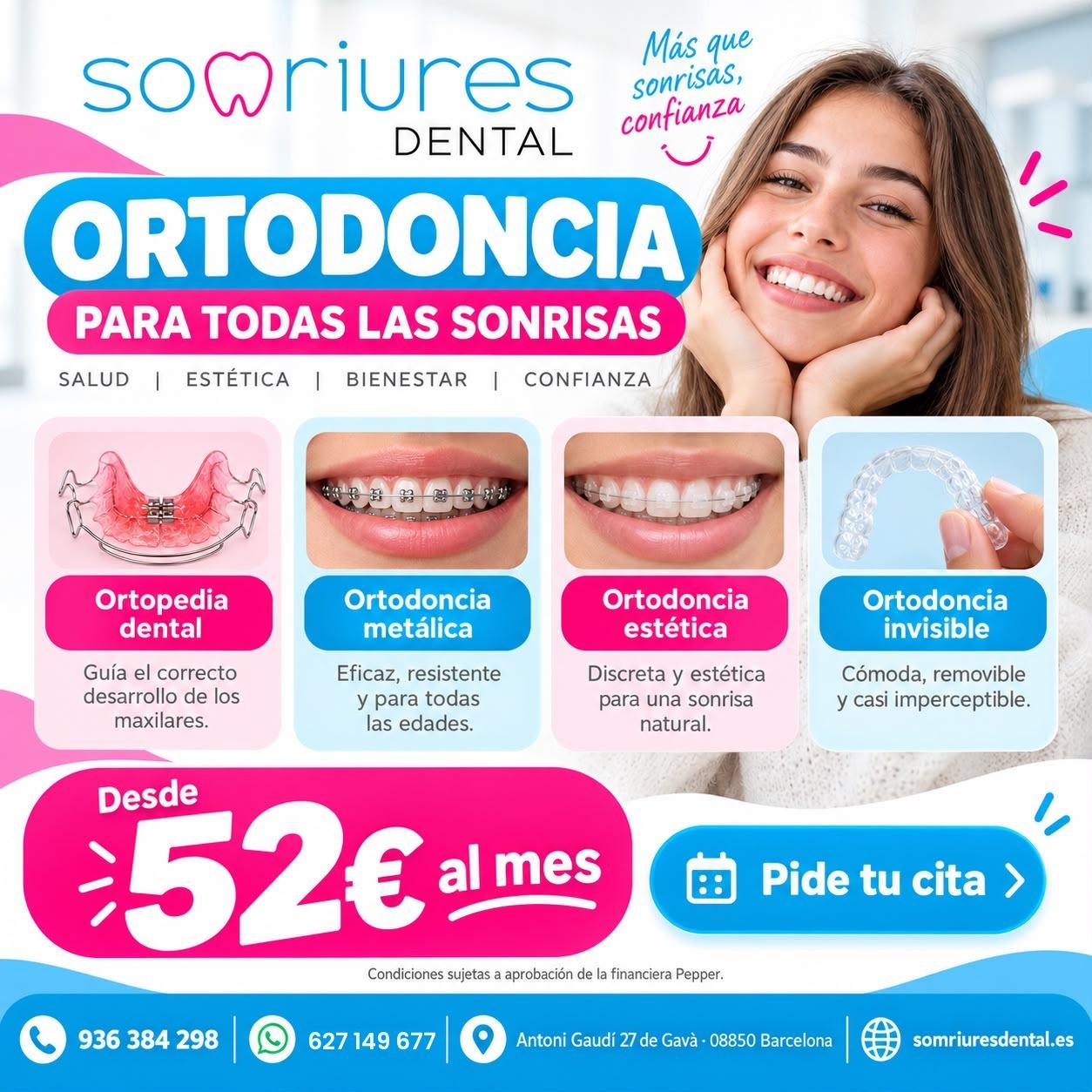 Orthodontics from €52 a month